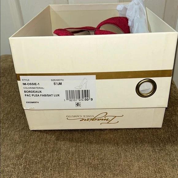 Vince Camuto Ossie Elegant Red Stiletto Heels - Picture 5 of 5